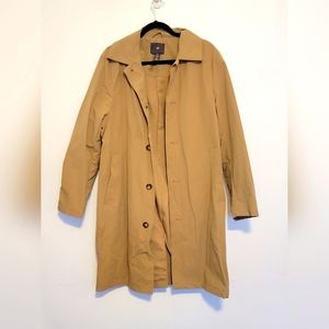 H&M Tan Trench Coat Waterproof
